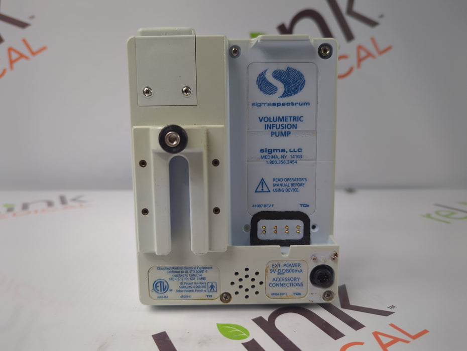 Baxter Sigma Spectrum 6.02.07 without Battery Infusion Pump