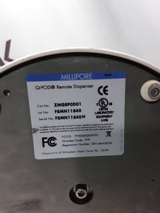 Millipore Q-Pod Remote Dispenser