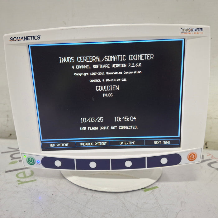 Somanetics Invos 5100C Cerebral Oximeter Monitor