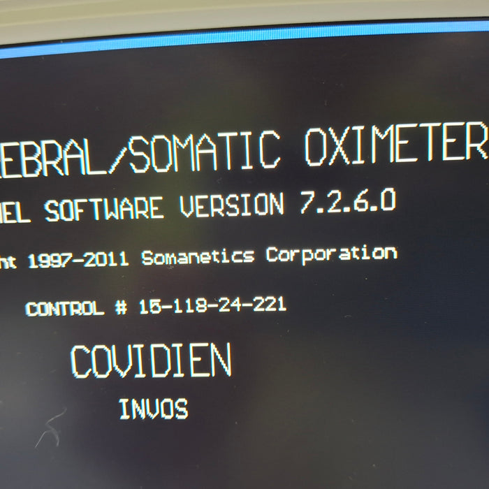 Somanetics Invos 5100C Cerebral Oximeter Monitor