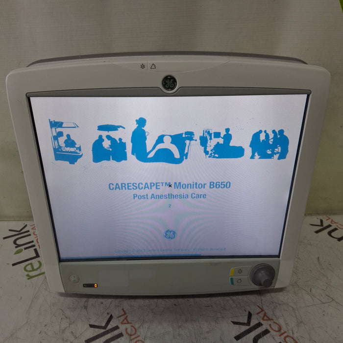 GE Healthcare Carescape B650 Anesthesia Care Patient Monitor