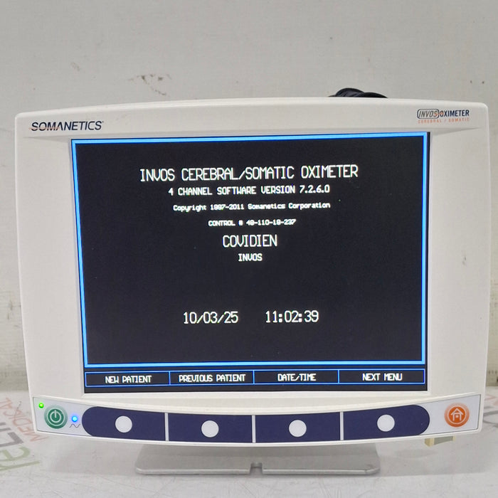Somanetics Invos 5100C Cerebral Oximeter Monitor