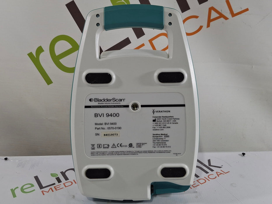 Verathon Medical, Inc BVI 9400 Bladderscan