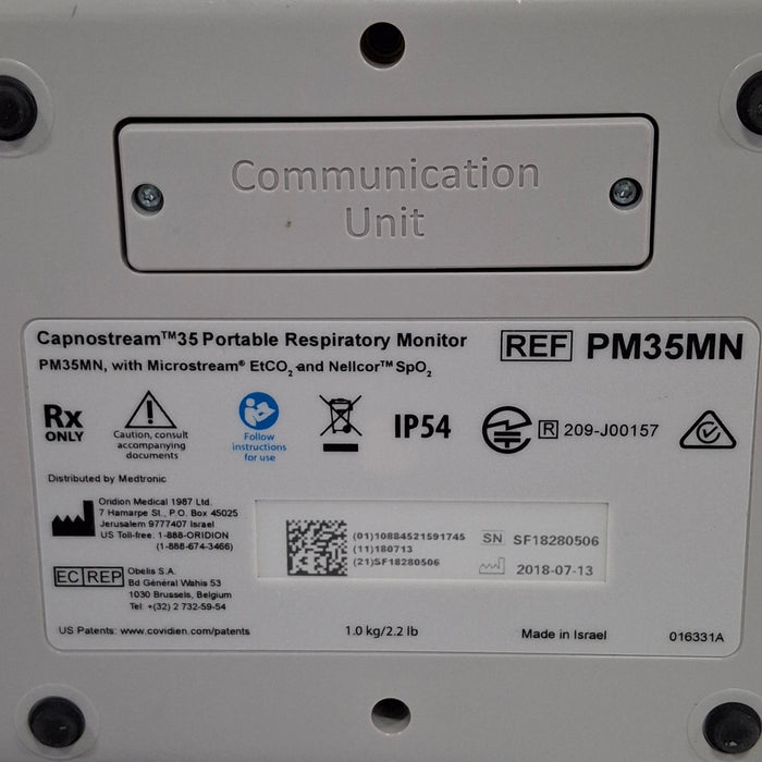 Medtronic Capnostream 35 Portable Respiratory Monitor