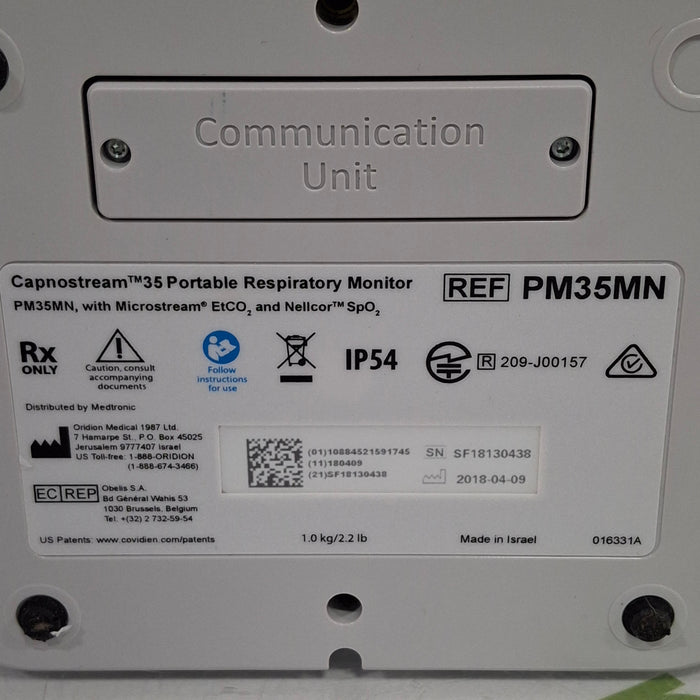 Medtronic Capnostream 35 Portable Respiratory Monitor