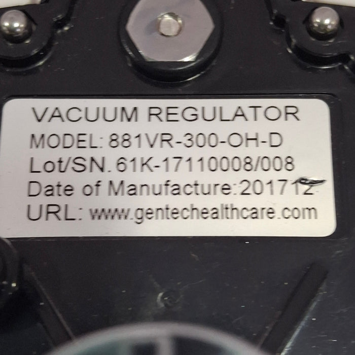 Gentec Vacuum Regulator Suction Regulators