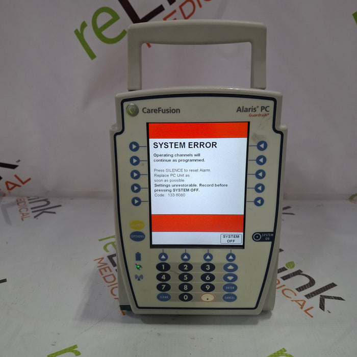 CareFusion Alaris 8015 Large Screen POC Infusion Pump
