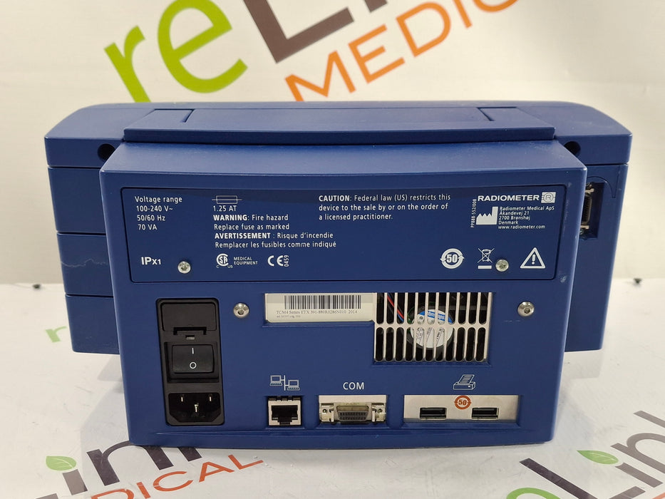 Tina TCM4 Radiometer Blood Gas Analyzer