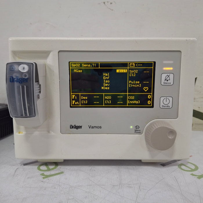 Draeger Medical Vamos Anesthetic Gas Analyzer