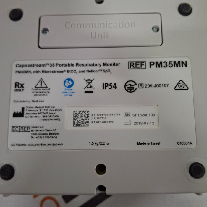 Medtronic Capnostream 35 Portable Respiratory Monitor
