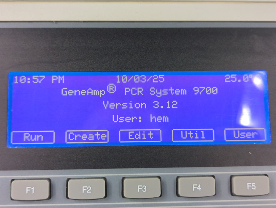 Applied Biosystems GeneAmp 9700 PCR System