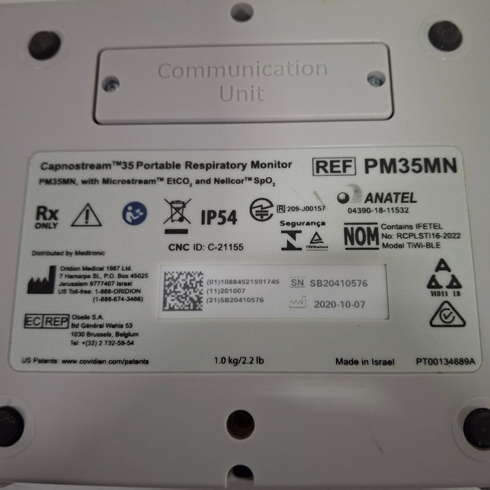Medtronic Capnostream 35 Portable Respiratory Monitor