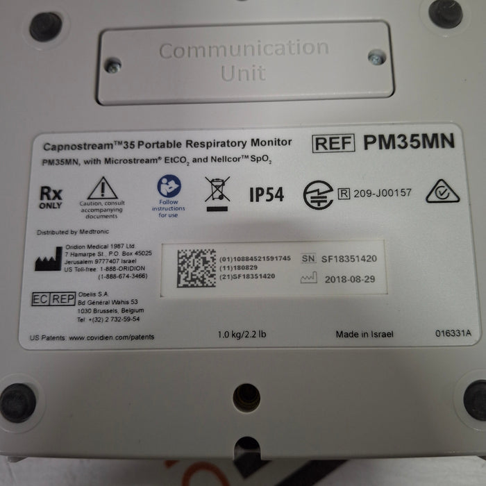 Medtronic Capnostream 35 Portable Respiratory Monitor