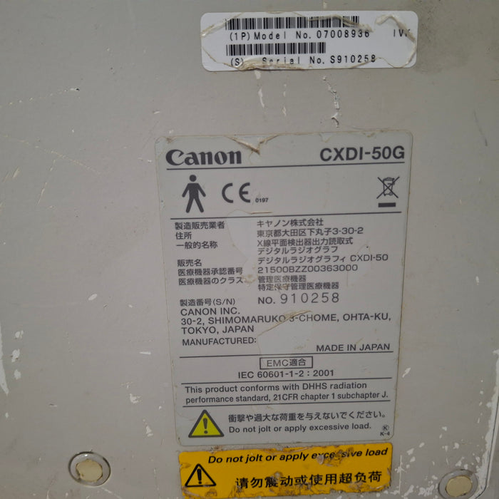 Canon USA CXDI-50G DR Panel