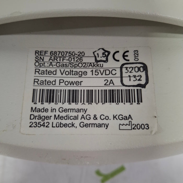 Draeger Medical Vamos Anesthetic Gas Analyzer