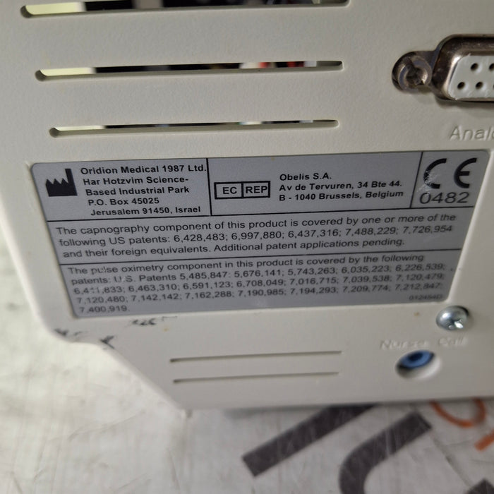 Oridion Capnostream 20P Capnography Monitor