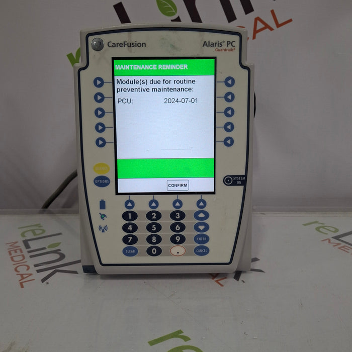 CareFusion Alaris 8015 Large Screen POC Infusion Pump