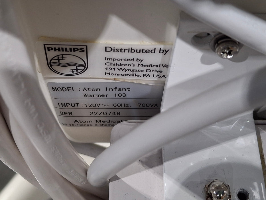 Atom Medical USA 103 Infant Warmer