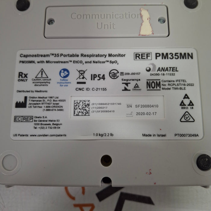 Medtronic Capnostream 35 Portable Respiratory Monitor