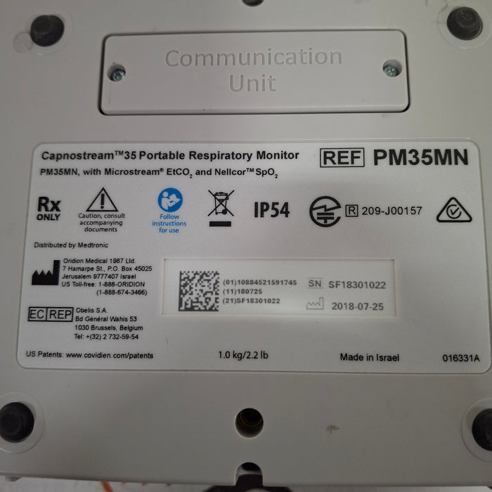 Medtronic Capnostream 35 Portable Respiratory Monitor