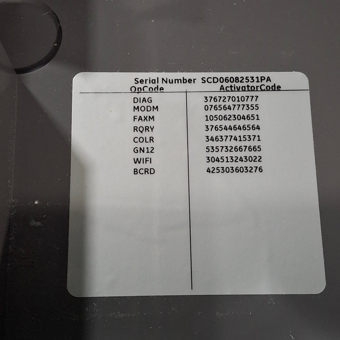 GE Healthcare MAC 5500 ECG without CAM Module