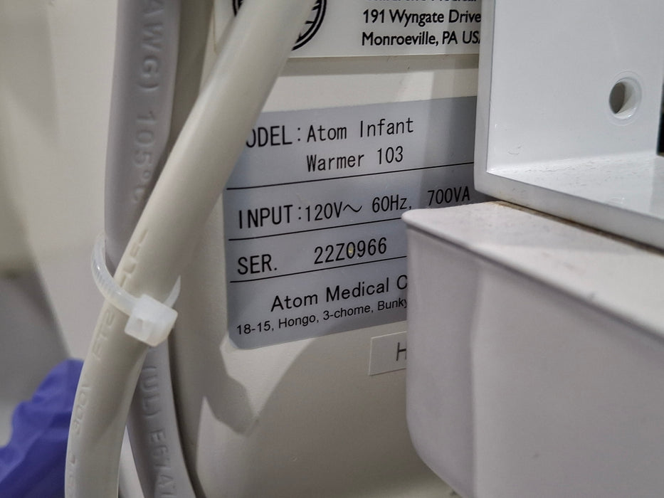 Atom Medical USA 103 Infant Warmer