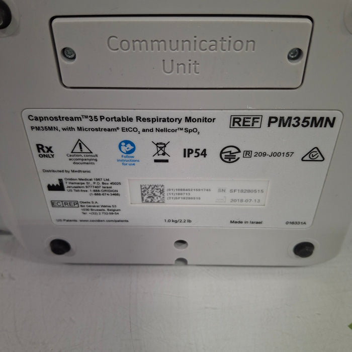 Medtronic Capnostream 35 Portable Respiratory Monitor