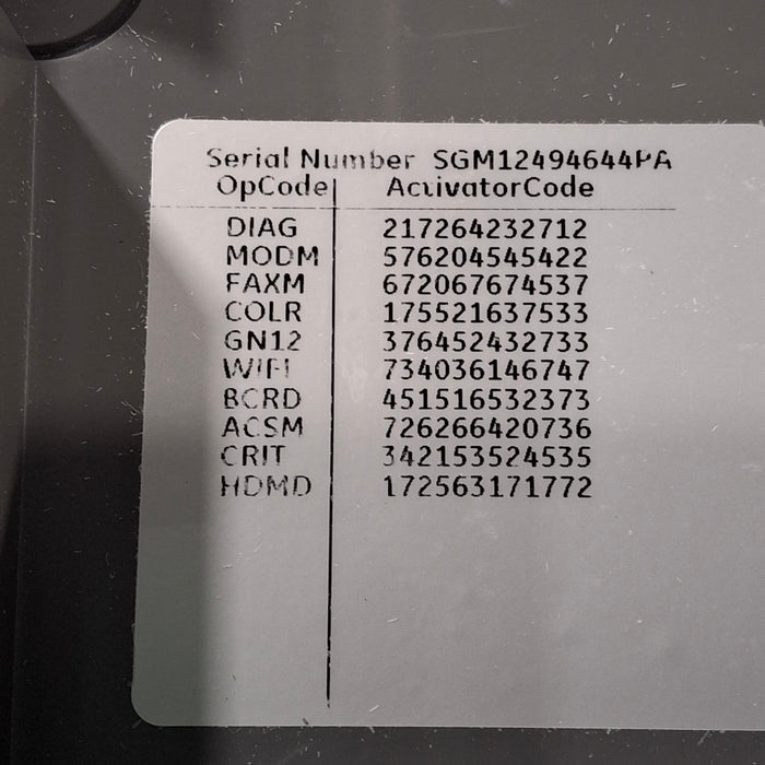 GE Healthcare MAC 5500 HD ECG without CAM Module