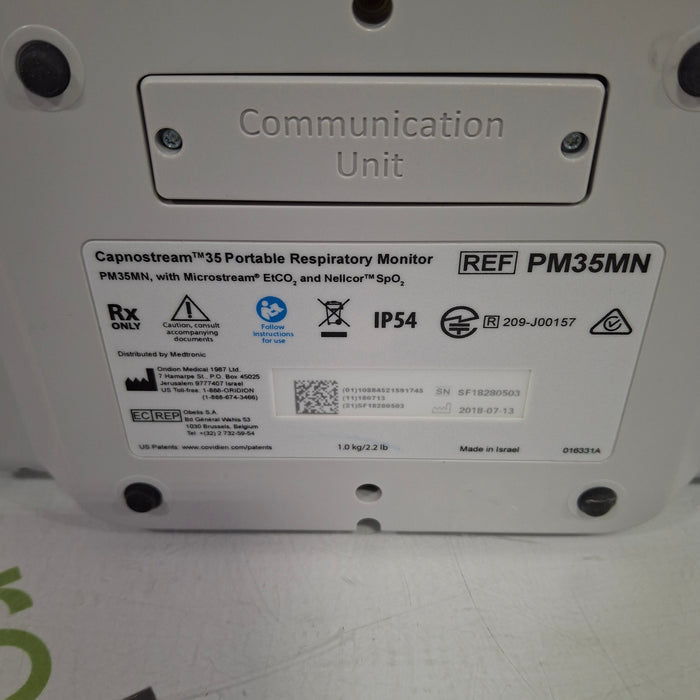 Medtronic Capnostream 35 Portable Respiratory Monitor