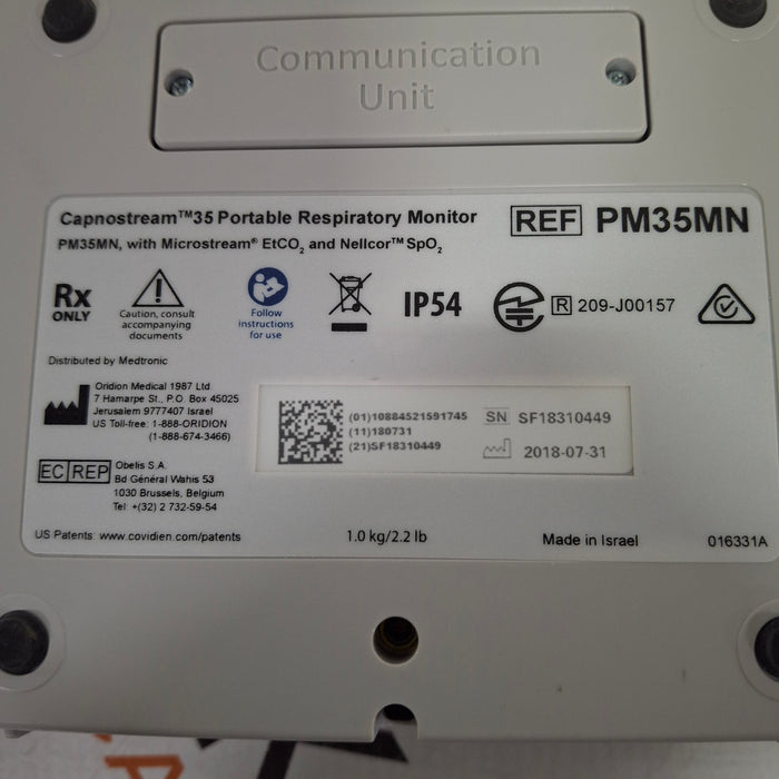Medtronic Capnostream 35 Portable Respiratory Monitor