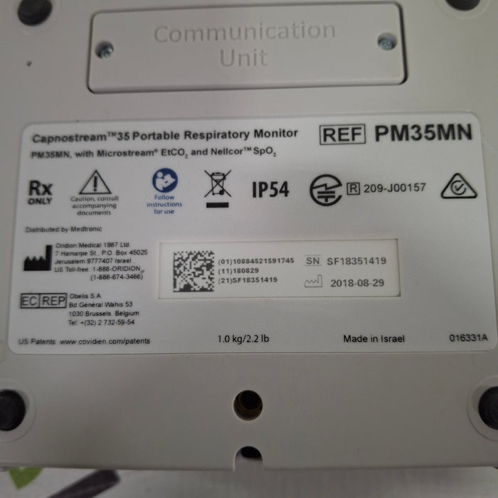Medtronic Capnostream 35 Portable Respiratory Monitor