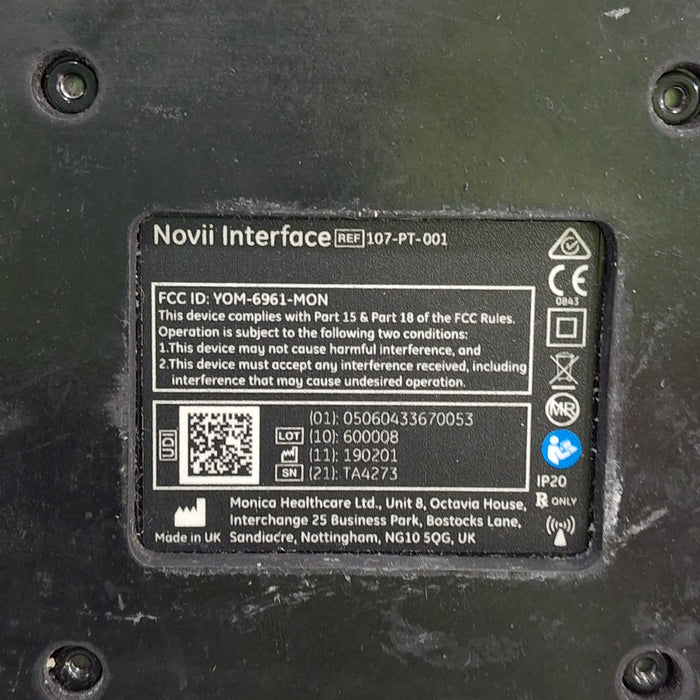 Monica Healthcare Limited 107-PT-001 Fetal Monitor