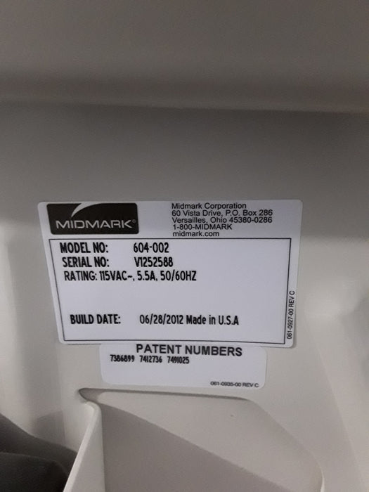 Midmark 604 Manual Examination Table