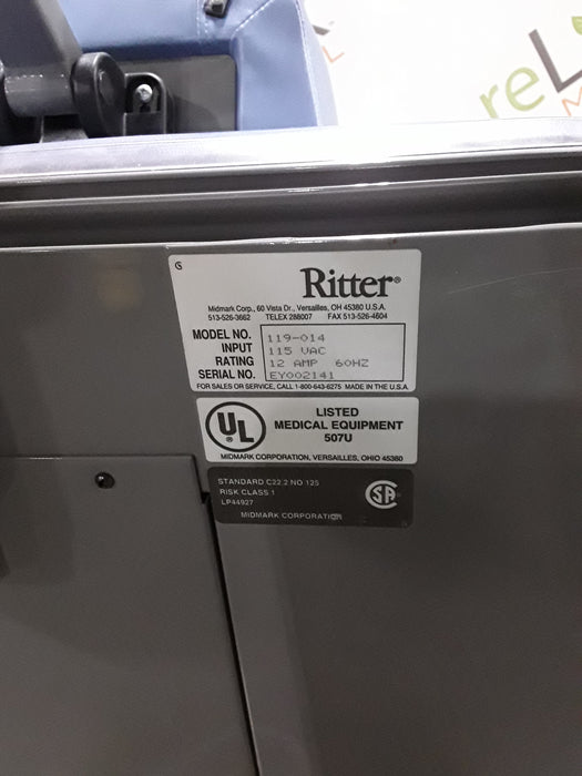 Ritter 119 75 Evolution Exam Chair