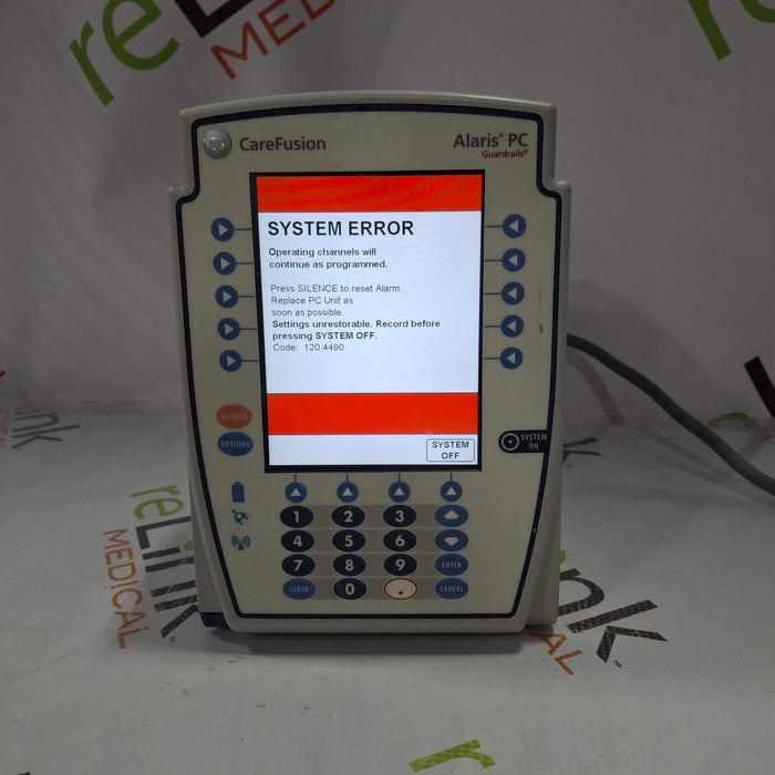 CareFusion Alaris 8015 Large Screen POC Infusion Pump
