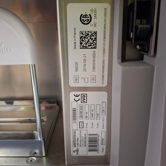 Diagnostica Stago, Inc. Sta R Max Hemostasis Analyzer