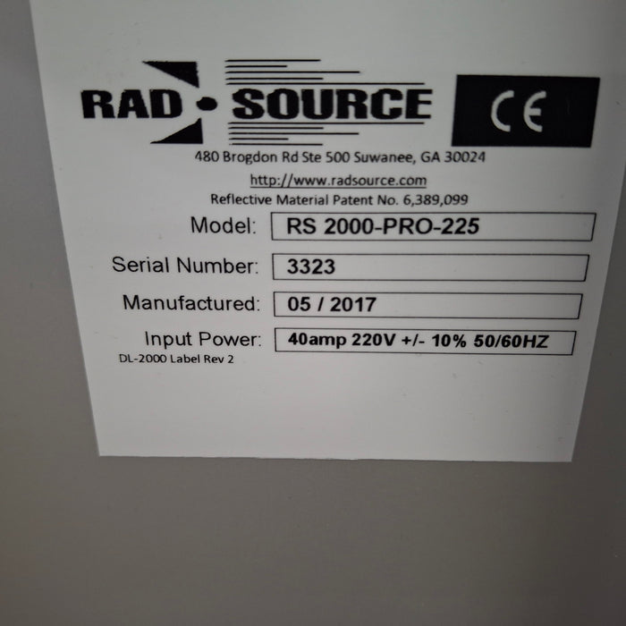 Rad Source Technologies RS 2000-PRO-225 Biological Irradiator