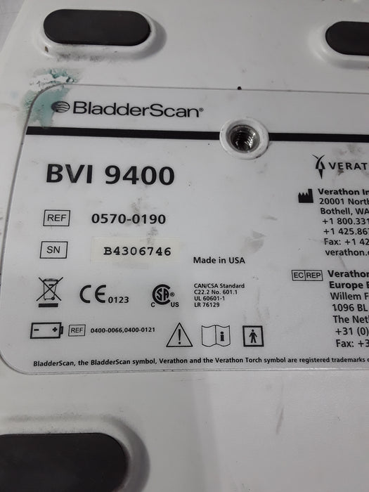 Verathon Medical, Inc BVI 9400 Bladderscan
