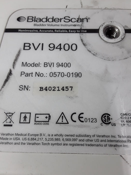 Verathon Medical, Inc BVI 9400 Bladderscan