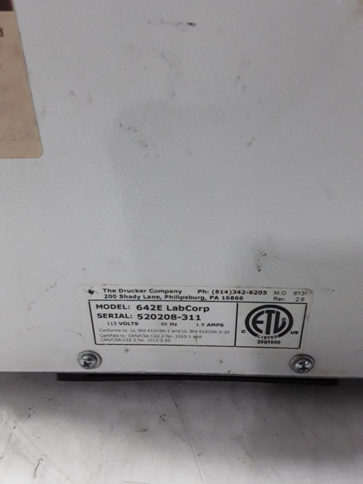 Drucker Diagnostics Horizon Mini E   642E Centrifuge