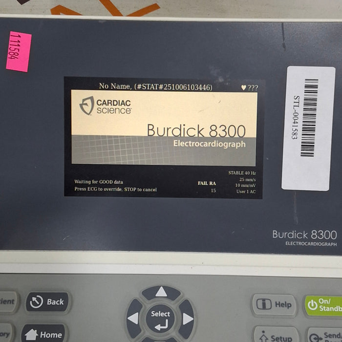 Cardiac Science Burdick 8300 ECG