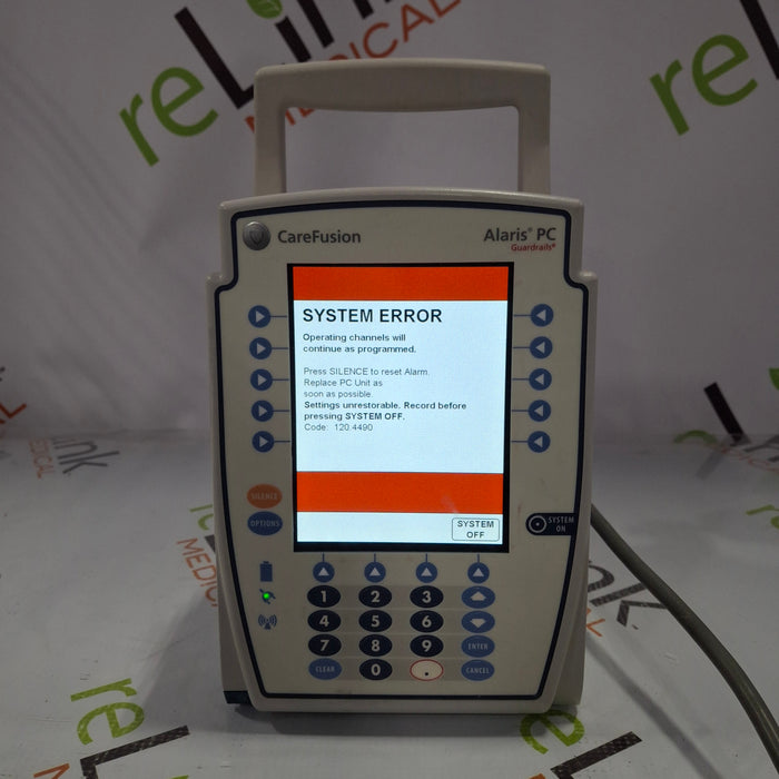 CareFusion Alaris 8015 Large Screen POC Infusion Pump