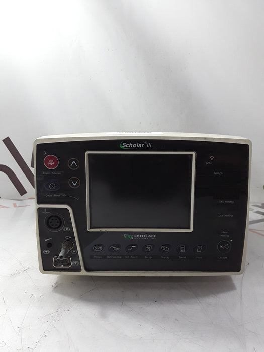Criticare Scholar III Model 507 EL Vital Signs Monitor
