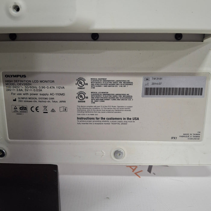 Olympus OEV262H 26" HD LCD Endoscopy Monitor