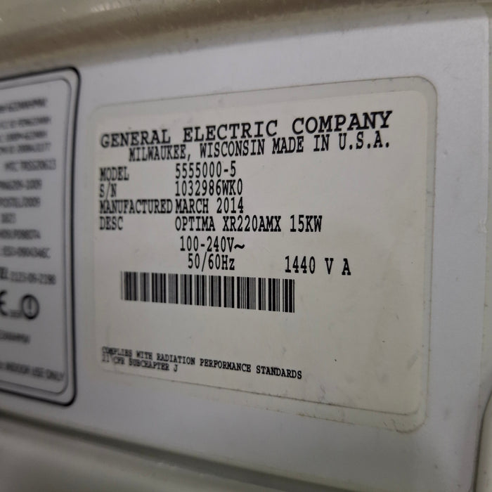 GE Healthcare Optima XR220 AMX Portable X-ray