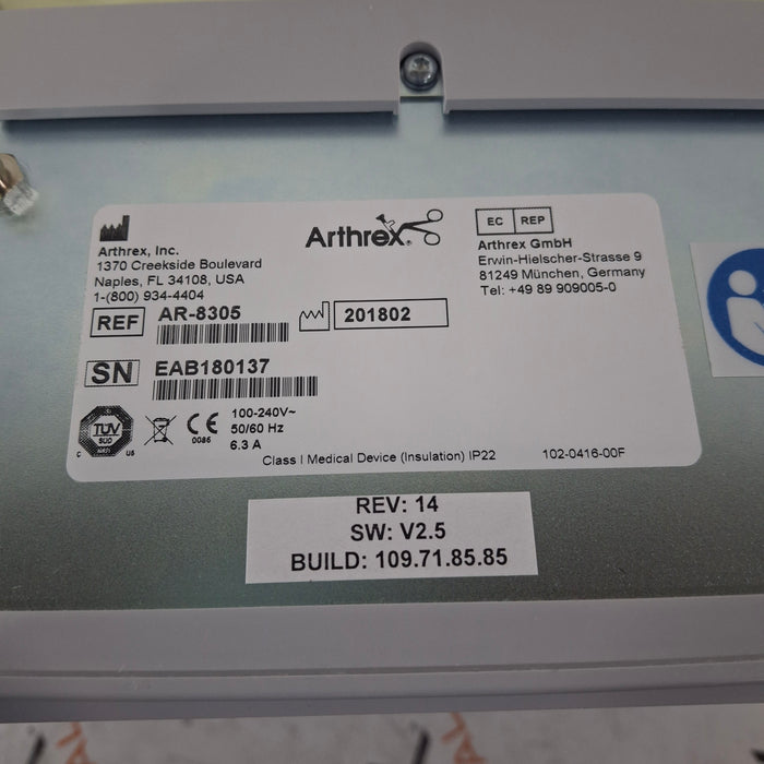 Arthrex Synergy Resection AR-8305 Shaver Controller