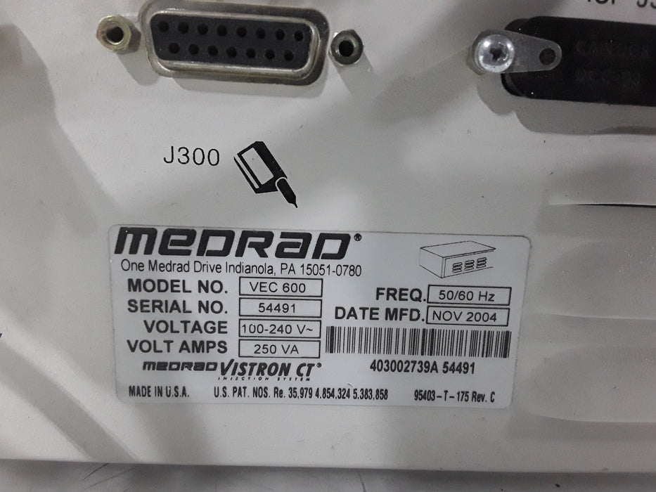 Medrad Vistron CT Controller w/ Power Supply