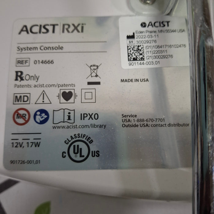 ACIST RXI Console Pressure Monitor