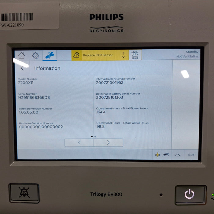 Philips Trilogy EV300 Ventilator