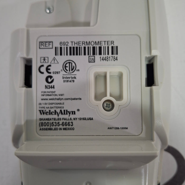 Welch Allyn SureTemp Plus 692 Thermometer